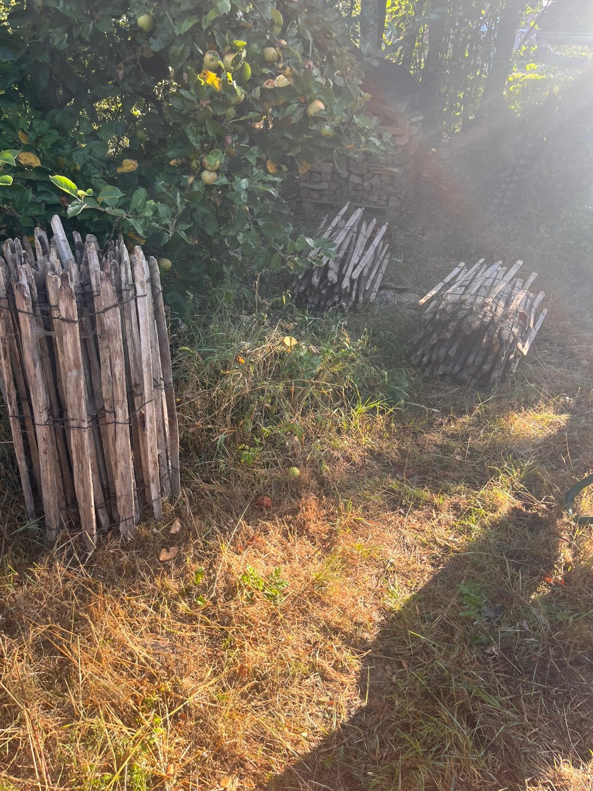 Kastanjehouten hekwerk, Tuin en Terras, Ophalen, Gebruikt