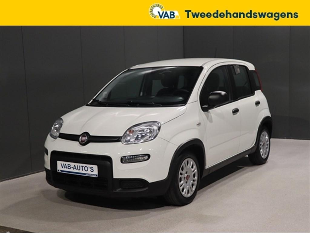 Fiat Panda   EASY HYBRID AIRCO CARPLAY DAB, Auto's, Fiat, 4 zetels, Zwart, Panda, 109 g/km