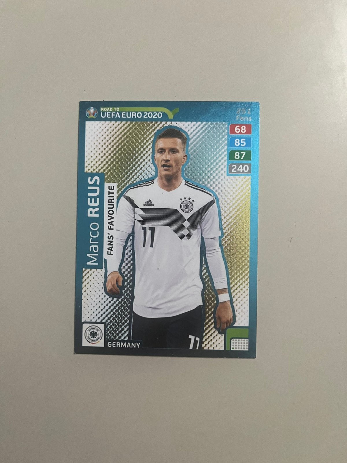 Marco Reus; uefa euro 2020 cards; fans’ favourite, Verzamelen, Ophalen of Verzenden, Nieuw