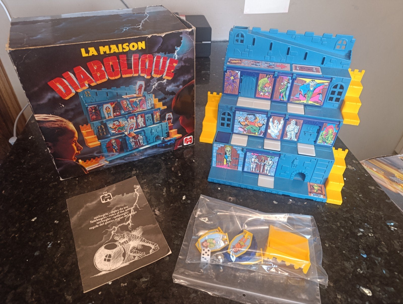 Jumbo gezelschapsspel De bibberburcht vintage, Ophalen of Verzenden