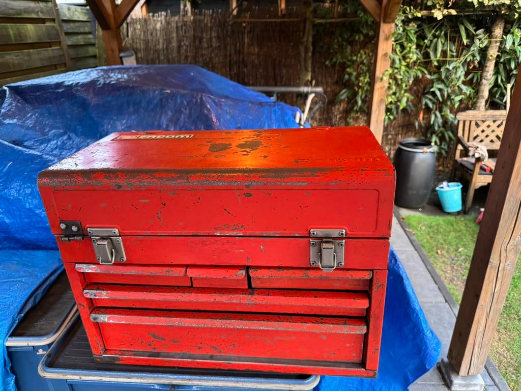 Facom gereedschapskist, Ophalen, Gebruikt