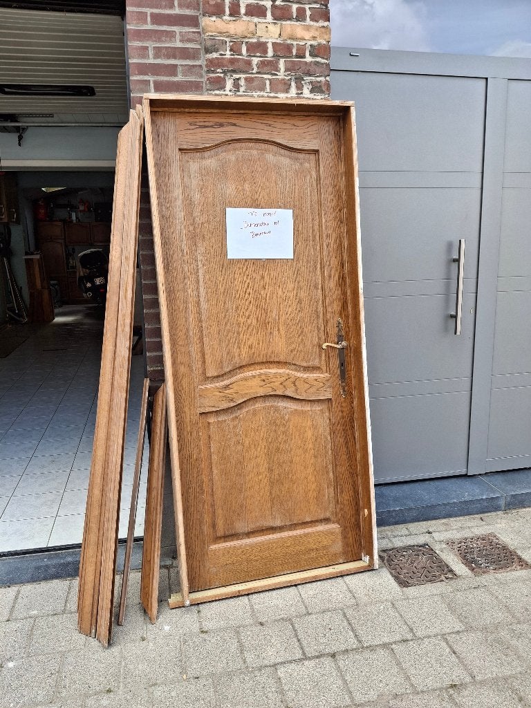 Binnendeur, Doe-het-zelf en Bouw, Deuren en Vliegenramen, Ophalen, Gebruikt, 80 tot 100 cm, Binnendeur