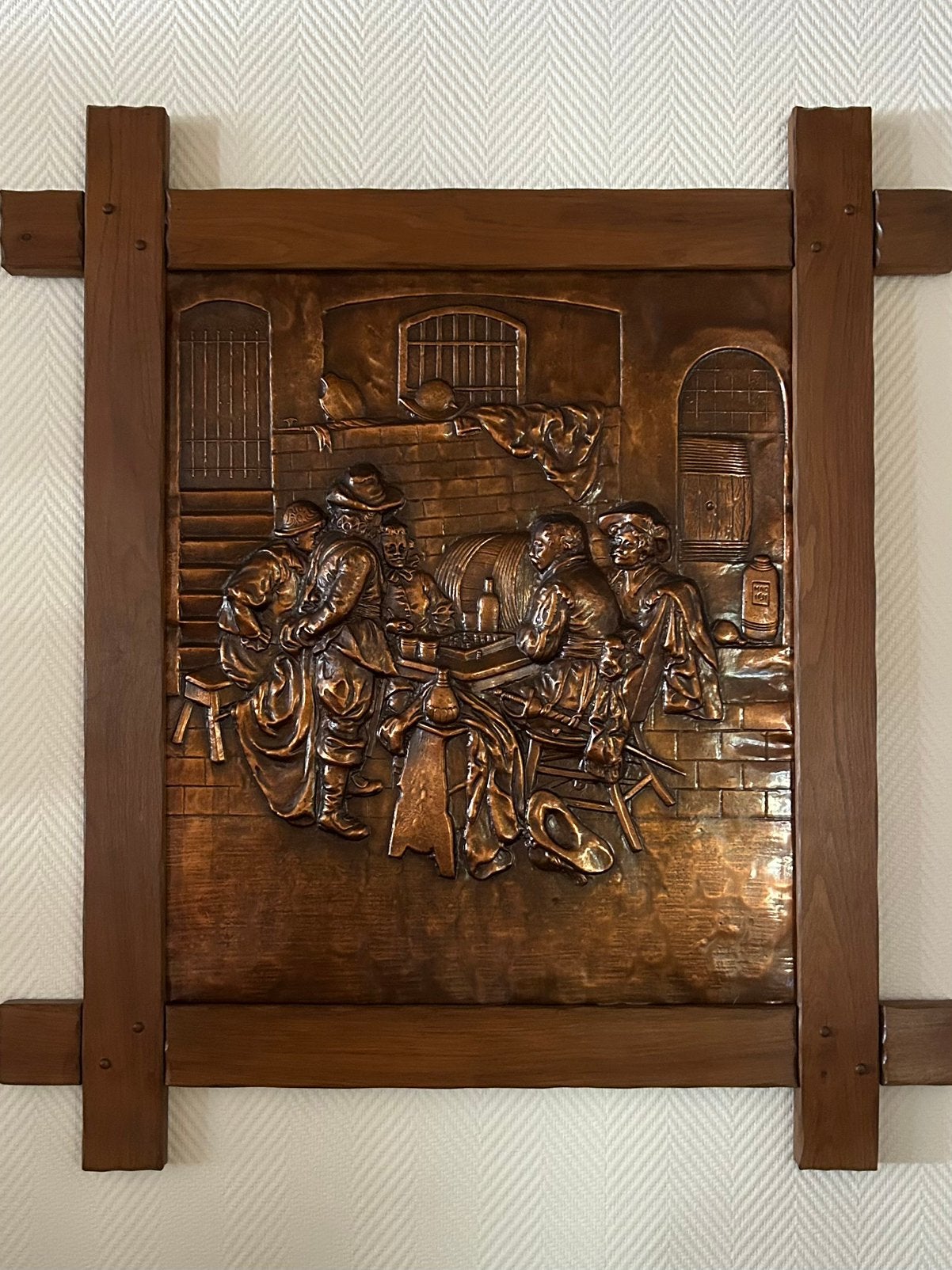 Bronzen decoratie, Ophalen, Zo goed als nieuw