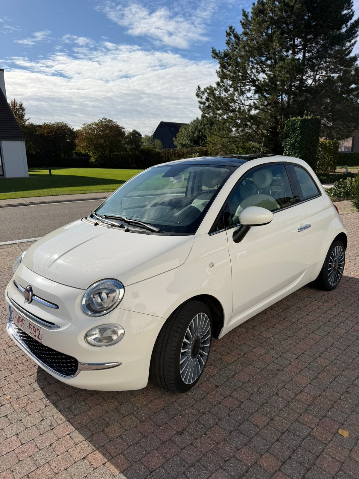 Fiat 500 Lounge met zeer weinig km’s, zeer mooi staat., Autos, Achat, Bluetooth, Boîte manuelle, Particulier