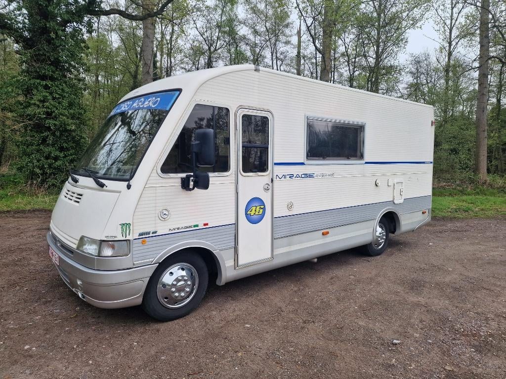 MOOIE INTEGRAAL MOBILHOME TE KOOP, Caravans en Kamperen, Integraal, Ringverwarming, Fiat, Particulier