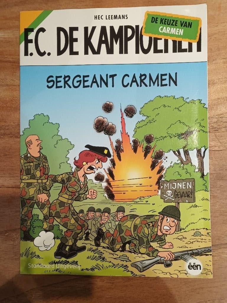 de kampioenen 25: sergeant Carmen, Boeken, Eén stripboek, Ophalen of Verzenden, Zo goed als nieuw
