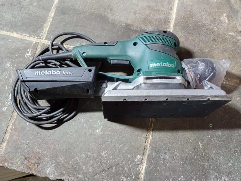 Ponceuses vibrante Metabo SRE 4359 Turbo Tec 350 w, Bricolage & Construction, Enlèvement, Comme neuf, Moins de 600 watts, Autres types