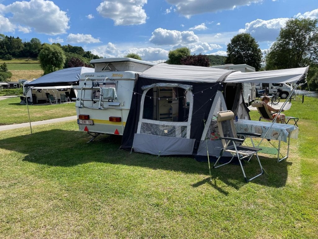 🔆Eriba Puck L te huur – 2 pers.  750 kg – vanaf €45/dag 🔆, Caravanes & Camping, 4 à 5 mètres, Fenêtres ouvrantes, Particulier