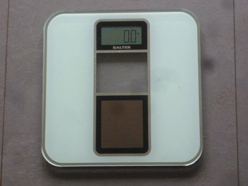Elektronische Personenweegschaal Salter 9068WH3R, Elektronische apparatuur, Gebruikt, 1 tot 500 gram, 100 kg of meer, Ophalen of Verzenden