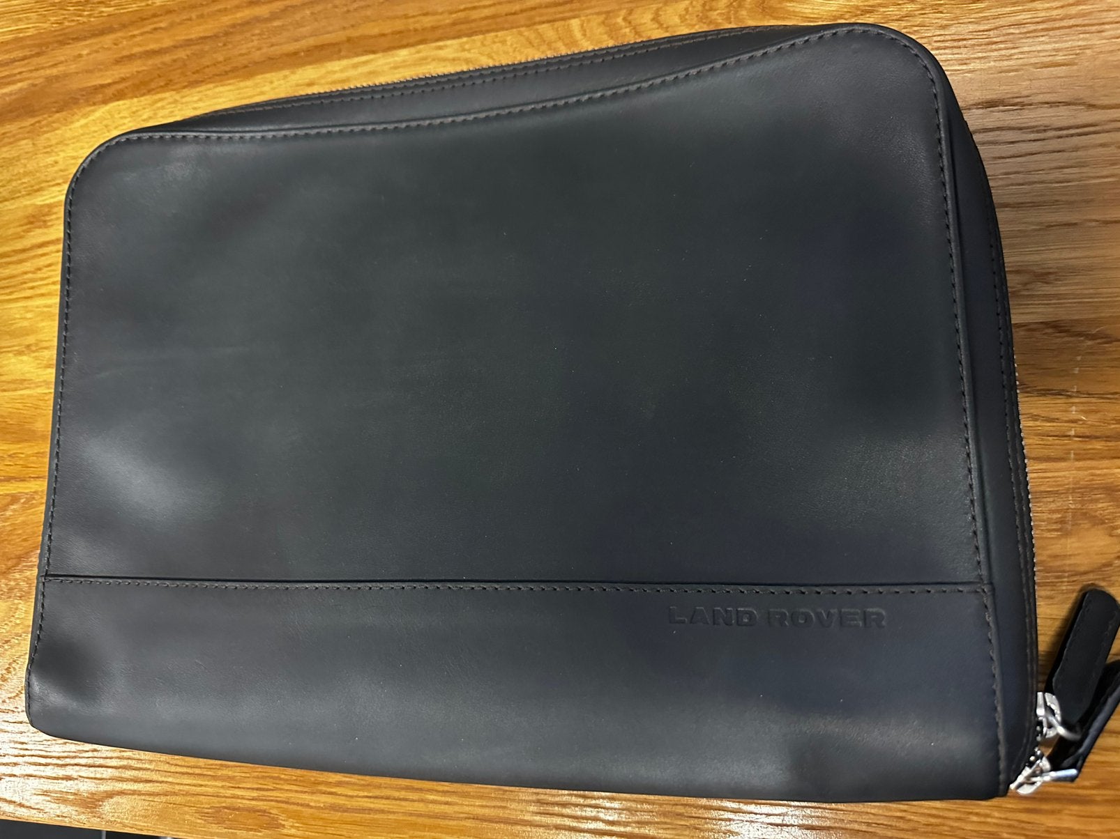Land Rover Leather Portfolio Case, Enlèvement ou Envoi, Neuf, Noir