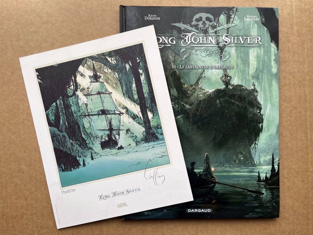 Long John Silver T3 + XL - Le Labyrinthe - EO2010 - Lauffray, Boeken, Stripverhalen, Verzenden