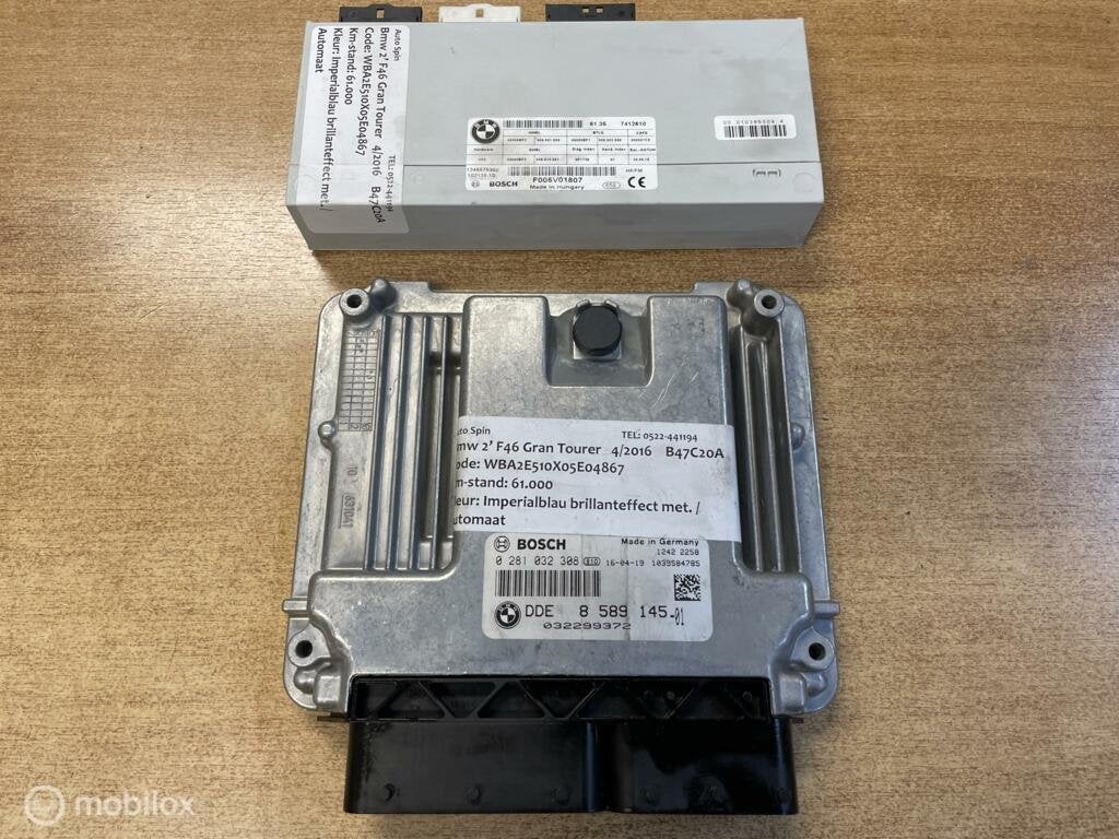 DME module 2-serie Bmw F46 218d 13618473185 / 0281032308, Auto-onderdelen, Elektronica en Kabels, BMW, Gebruikt, Ophalen of Verzenden
