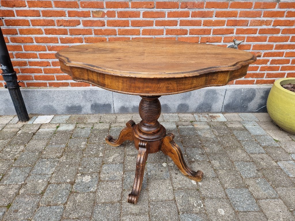 19e Eeuwse Viooltafel in Kersenhout, Antiek en Kunst, Ophalen of Verzenden