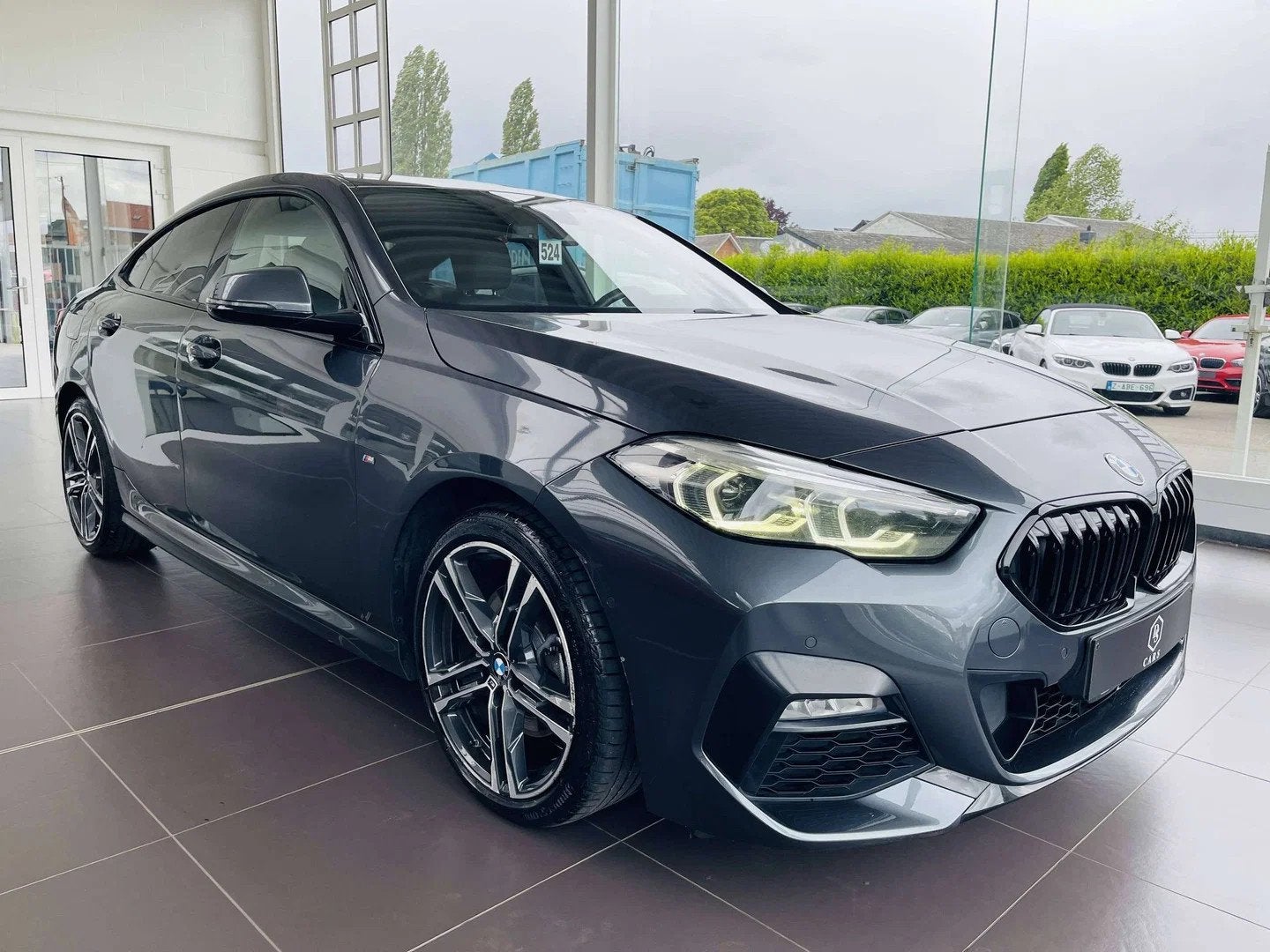 BMW 2 Serie 216 dA GC * GARANTIE + PACK M + LED + GPS + CUIR, Autos, BMW, Cuir, Argent ou Gris, Entreprise, Noir