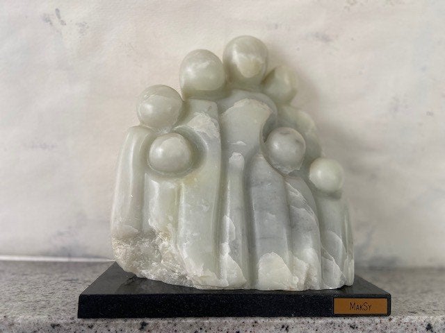 Marmeren beeld, Statue, Enlèvement, Groupe de personnes, Autres matériaux