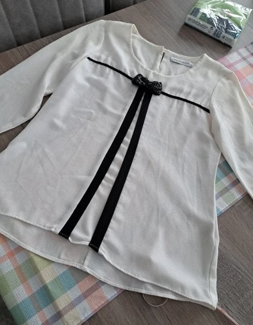Rinascimento witte blouse Small, Ophalen of Verzenden, Zo goed als nieuw, Maat 36 (S), Wit