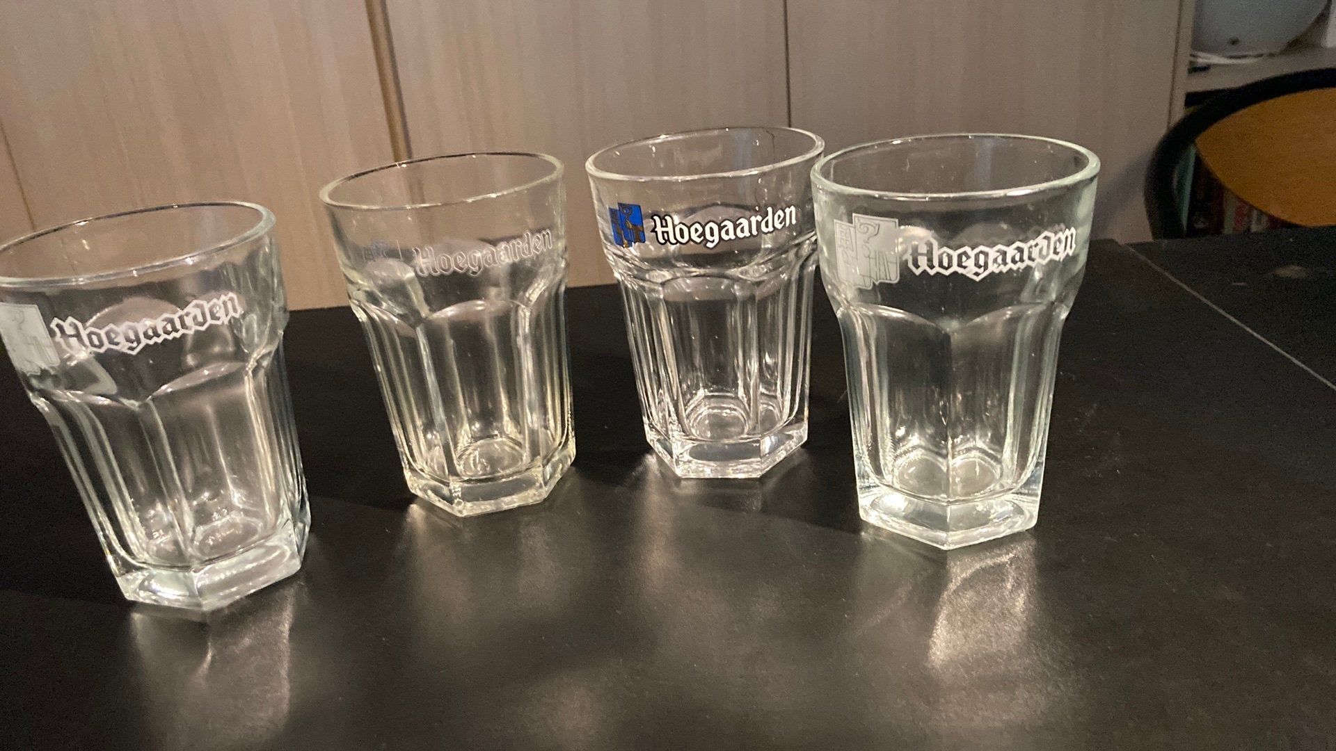 Mooie hoegaarden glazen, Verzamelen, Ophalen, Zo goed als nieuw
