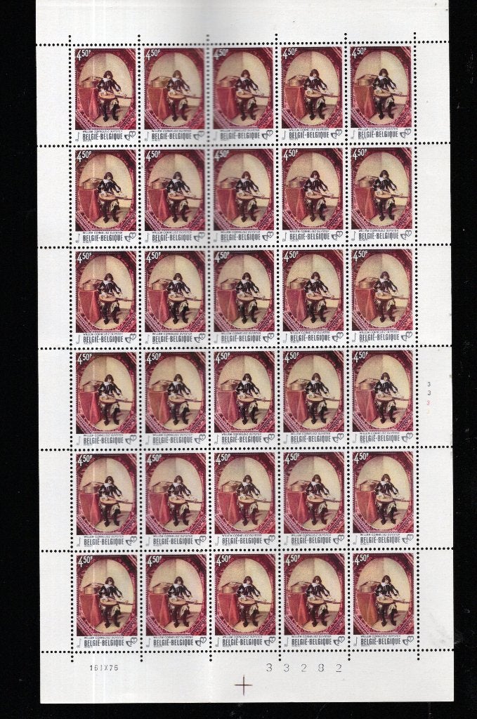 feuilles de 1827 MNHXX, planche 1-3-4,impression de 16 IX 76, Timbres & Monnaies, Timbres | Europe | Belgique, Non oblitéré, Timbre-poste