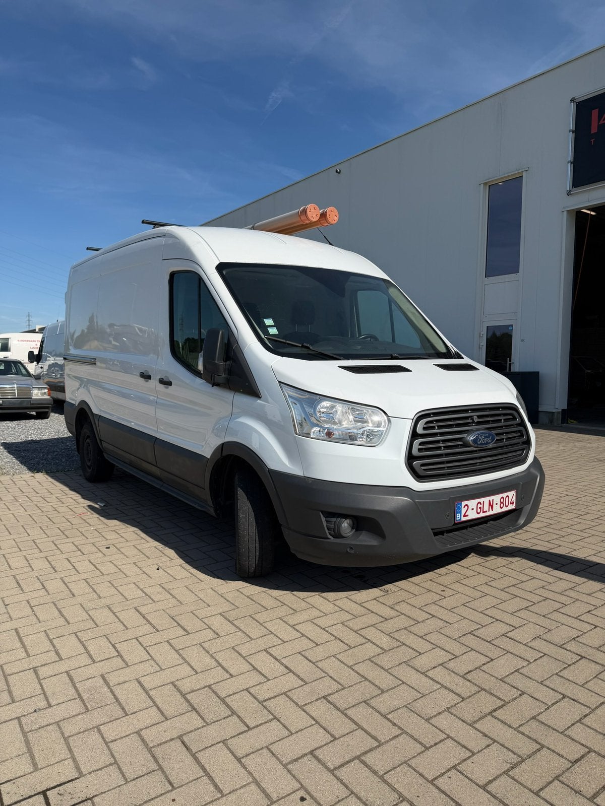 2018 ford transit L2H2 105pk, Auto's, Voorwielaandrijving, Stof, Wit, Particulier