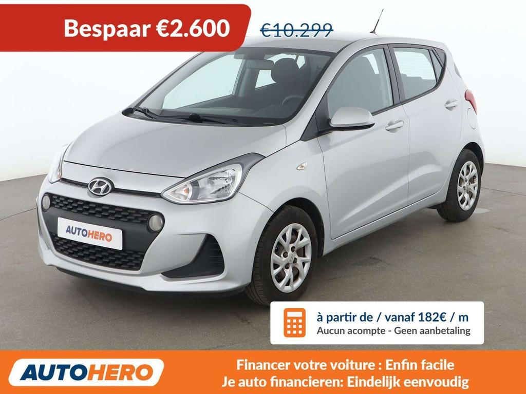 Hyundai i10 1.0 Basis (bj 2017), Voorwielaandrijving, Stof, Gebruikt, Zwart