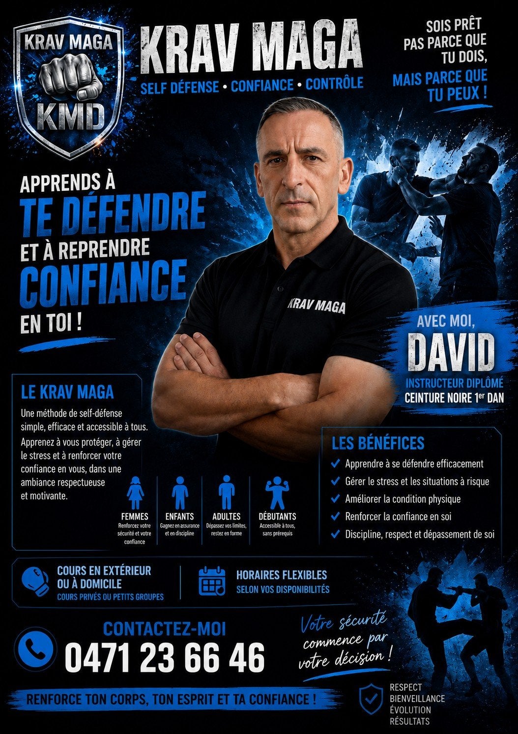 COURS DE KRAV MAGA À DOMICILE OU EN EXTÉRIEUR, Sports & Fitness, Sports de combat & Self-défense, Enlèvement ou Envoi