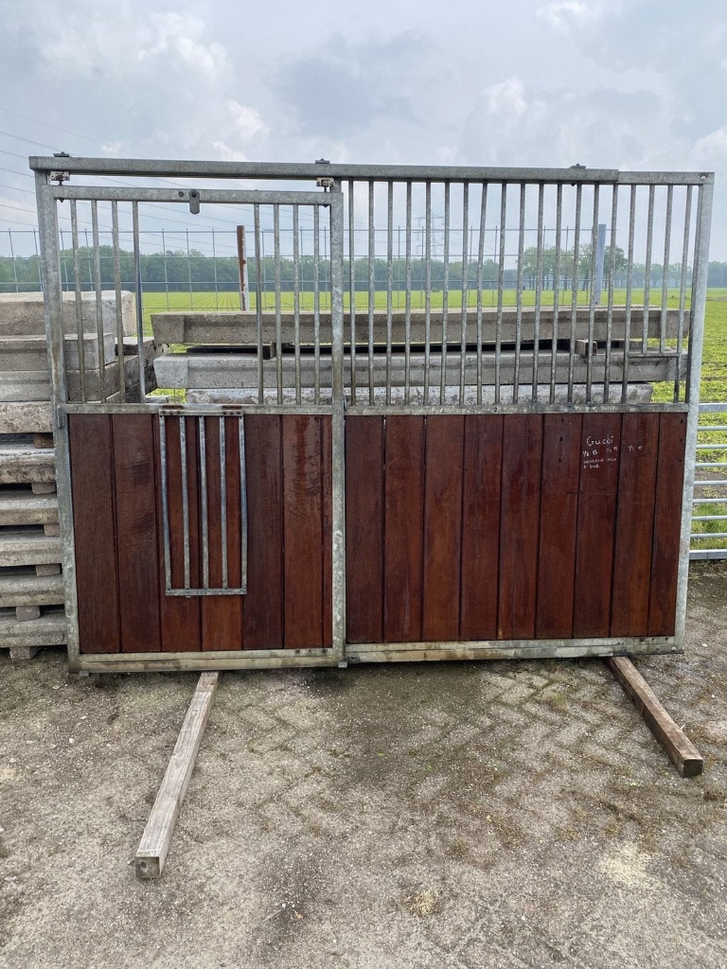 Paardenboxen voorwanden 12 stuks, Dieren en Toebehoren, Stalling en Weidegang