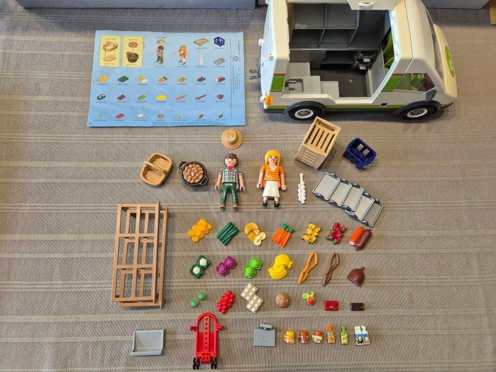 Playmobil 70134 : maraîcher, Enlèvement ou Envoi, Comme neuf, Kit complet, Véhicule
