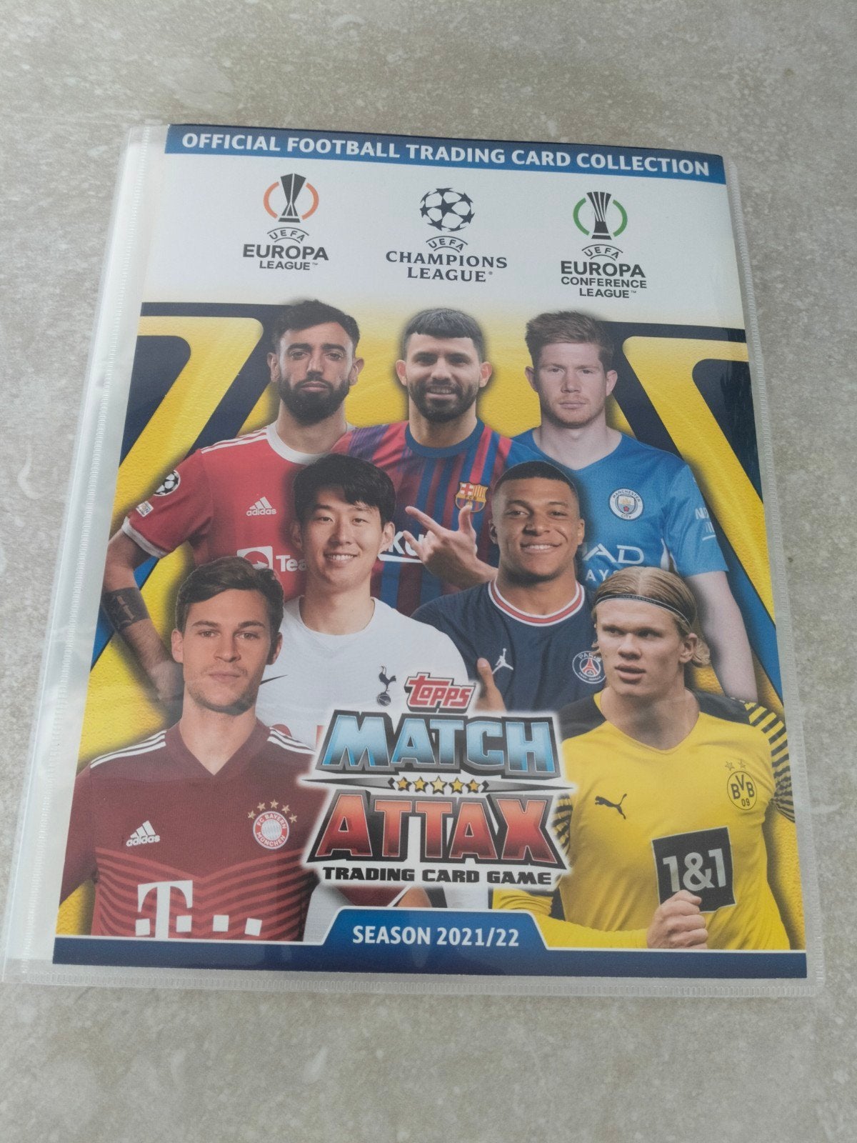 Topps match attax 2021/2022 map met 453verschillende kaarten, Enlèvement ou Envoi