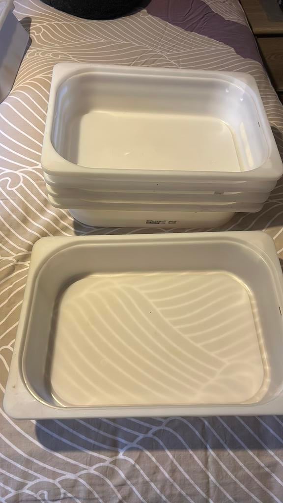 Ikea opbergbakjes wit en groen, Huis en Inrichting, Ophalen, Zo goed als nieuw