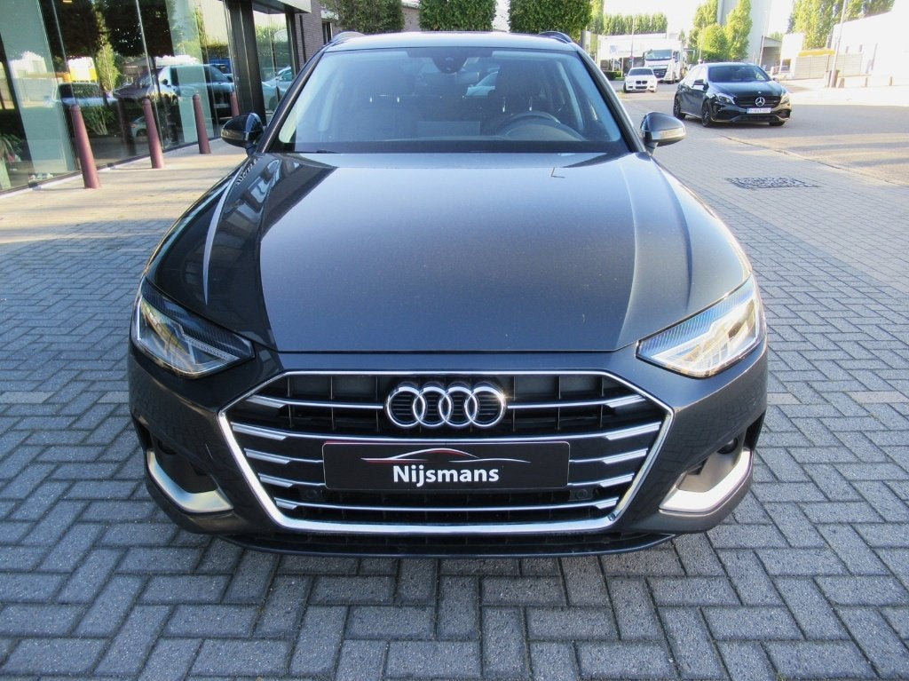 Audi A4 Avant 35 TDi S tronic MHEV-ACC-Massage-Navi-Airco, Autos, Argent ou Gris, Achat, 139 g/km, Euro 6