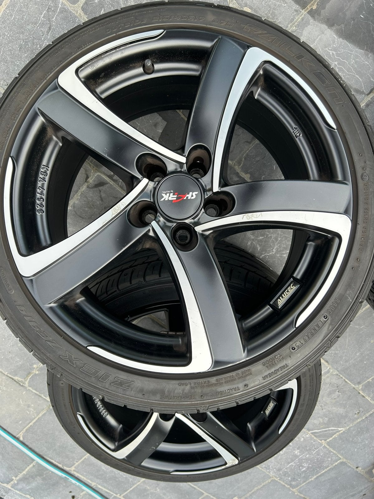 4 Velgen + Zomerbanden, Auto-onderdelen, Ophalen, Banden en Velgen, 17 inch, Personenwagen