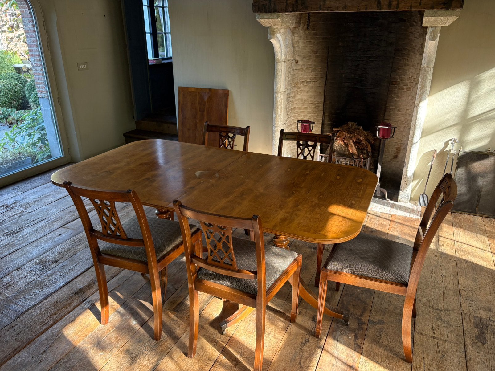 Mooie, fijne eettafel, Huis en Inrichting, Ophalen, Gebruikt