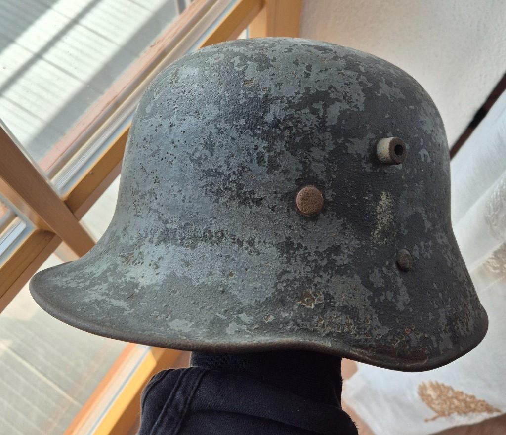 Antieke Stahlhelm WO1 Origineel, Verzamelen, Militaria | Algemeen, Ophalen of Verzenden