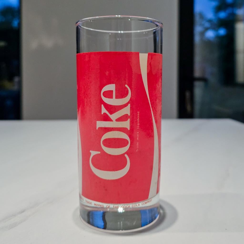 6x Coca Cola glazen, Verzamelen, Ophalen of Verzenden, Zo goed als nieuw, Frisdrankglas