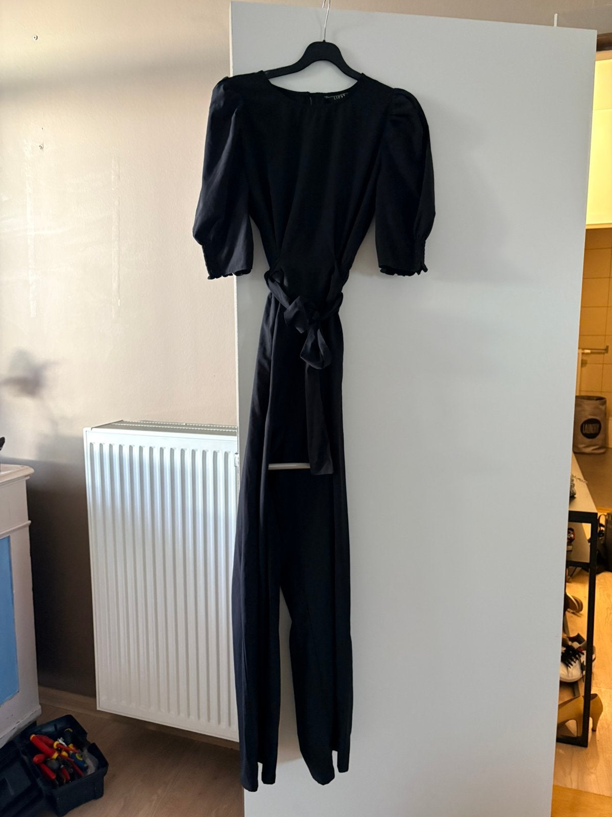 Zwarte gekleede jumpsuit nieuw, Ophalen, Nieuw, Maat 42/44 (L), Zwart