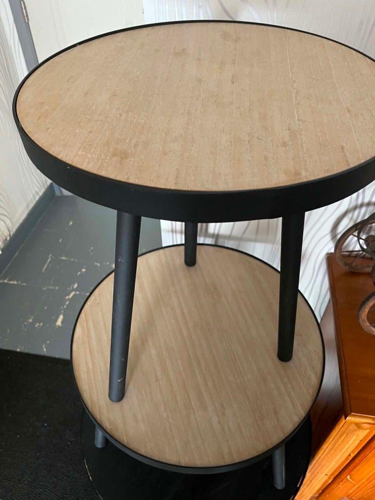 Ronde bijzettafeltjes, Ophalen, Minder dan 45 cm, Gebruikt, Rond