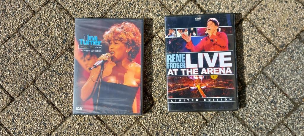 DVD'S Tina Turner en Rene Froger, Cd's en Dvd's, Ophalen of Verzenden, Nieuw in verpakking, Muziek en Concerten