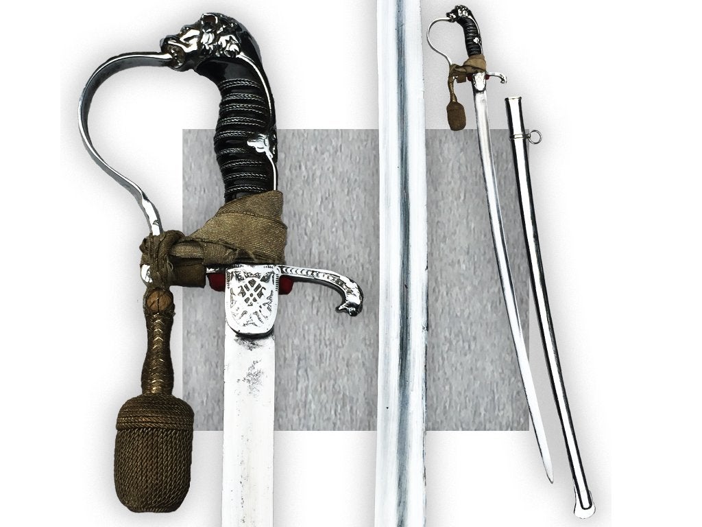 🚨Rare Sabre de LUXE PRUSSIEN police ou pompier ORIGINAL, Collections, Envoi, Armée de terre, Épée ou sabre