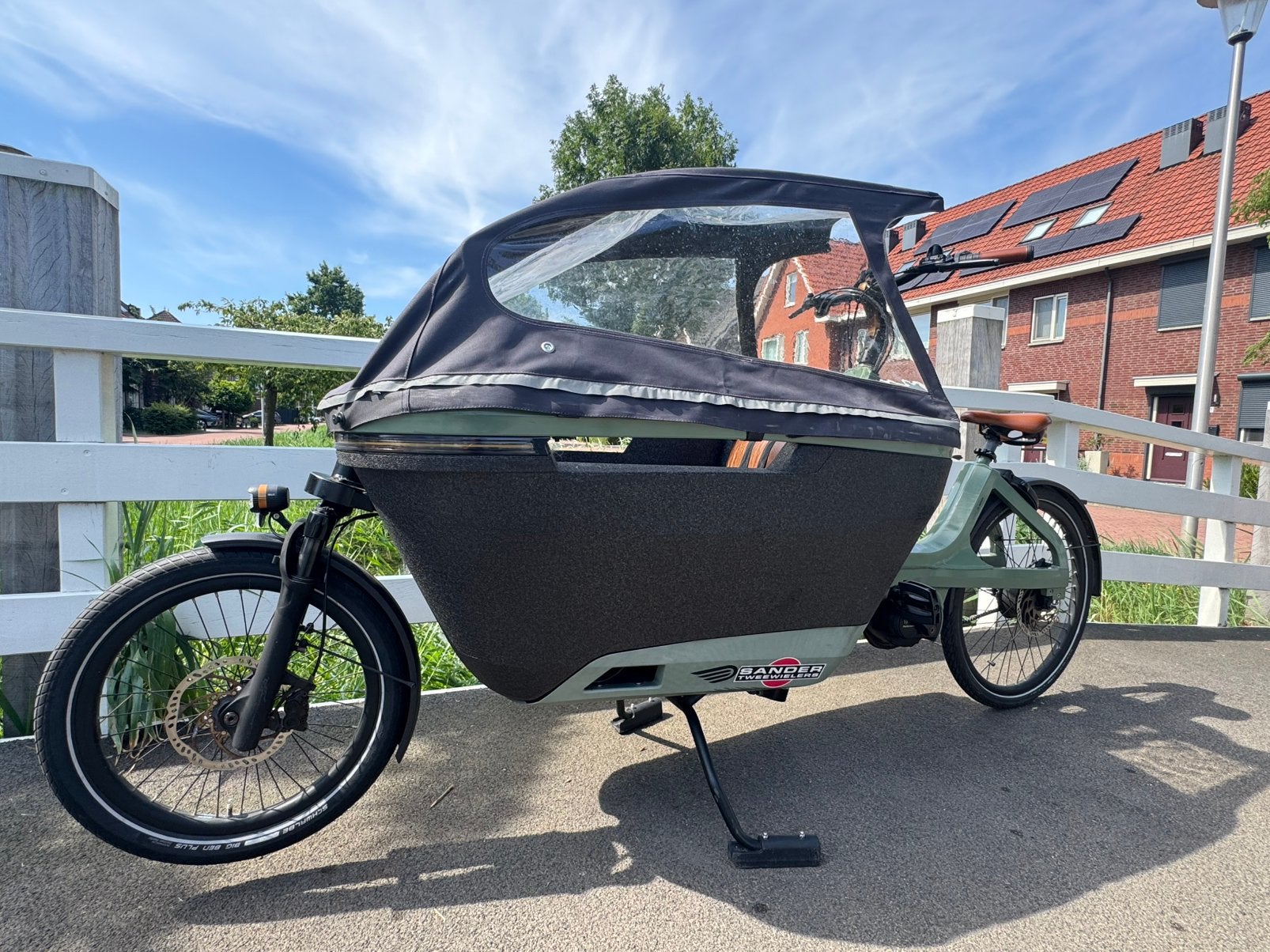 Lovens bakfiets performance plus en riemaandrijving, Fietsen en Brommers, Fietsen | Bakfietsen, Overige merken, 4 kinderen of meer