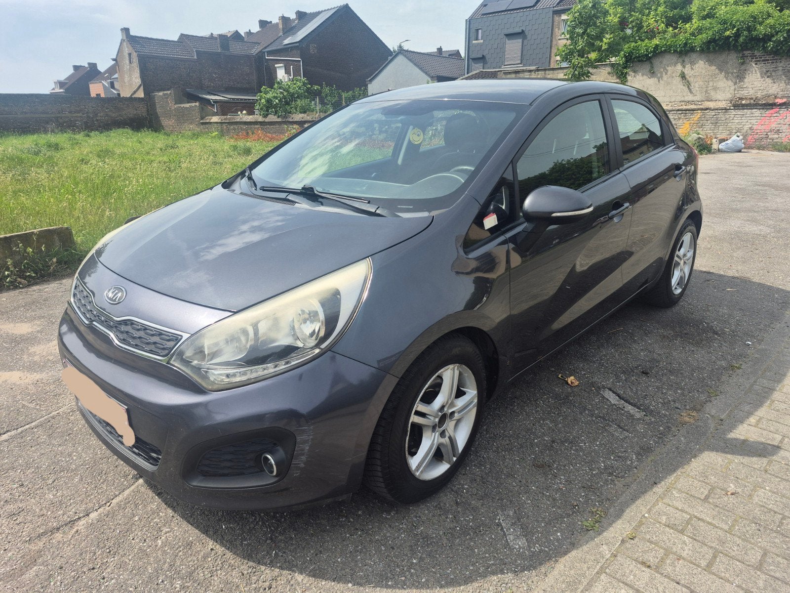 Kia new rio 1.4 diesel anne 2013 prete immatricule km 240500, Voorwielaandrijving, Euro 5, 4 cilinders, Bruin