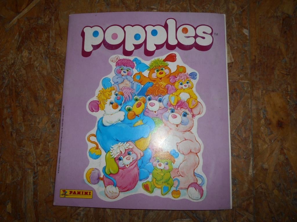 popples : album panini 1987 (complet), Enlèvement ou Envoi, Comme neuf, Plusieurs autocollants
