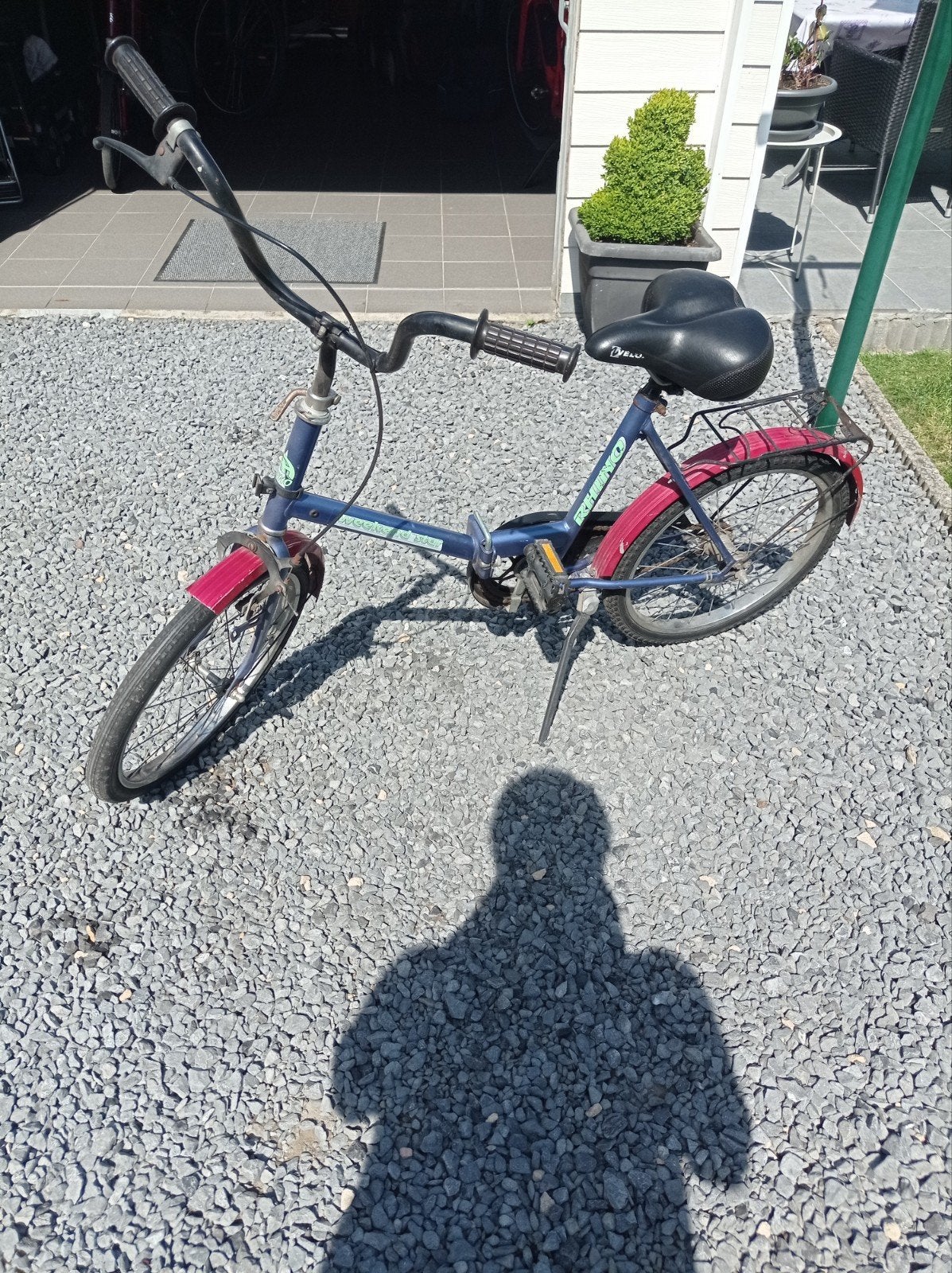 Vouw fiets, Ophalen