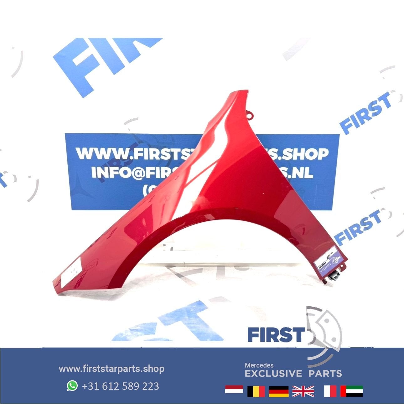 W118 CLA ZIJSCHERM LINKS Mercedes A1188810300 CLA35 AMG 2018, Gebruikt, -, Links, Ophalen of Verzenden