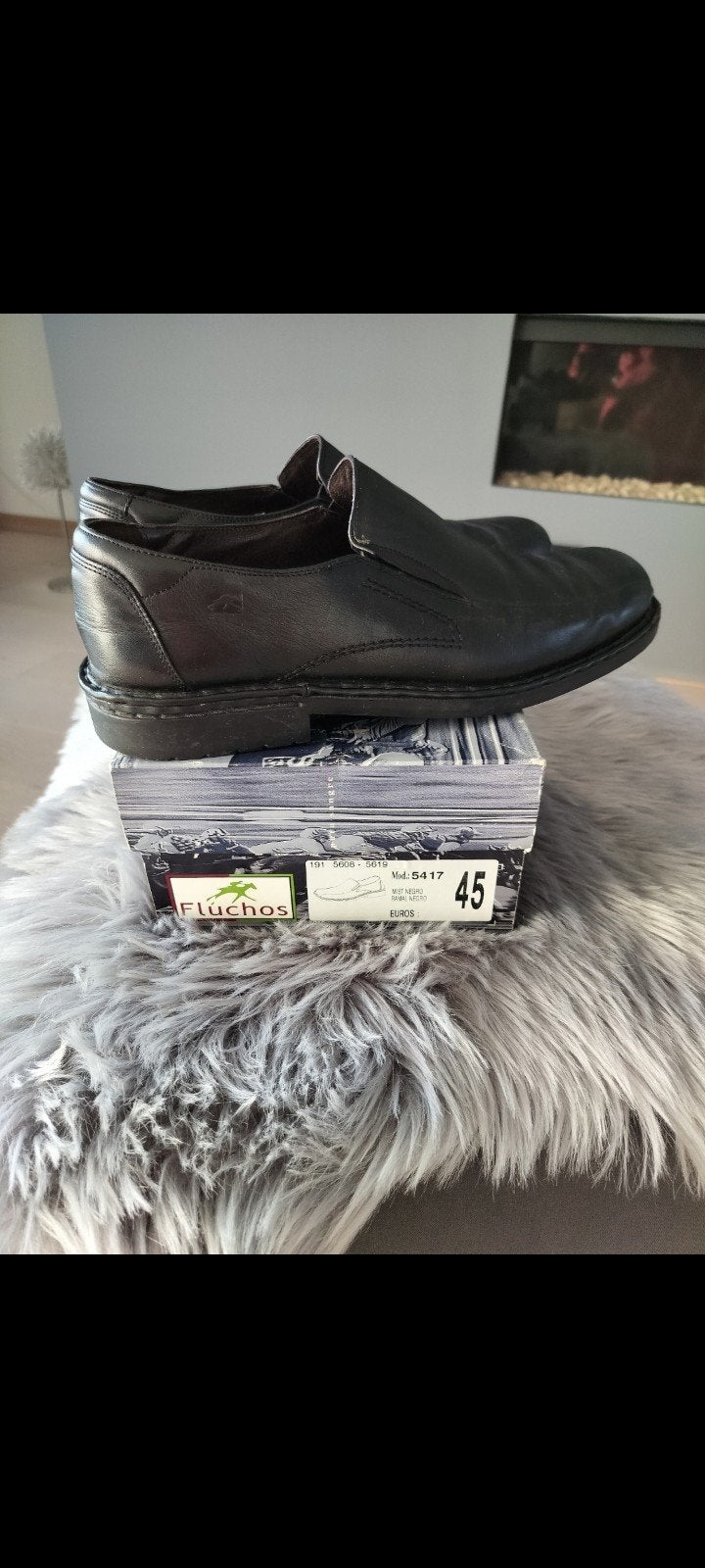 Herenschoenen, Fluchos, zwart maat 45, Ophalen