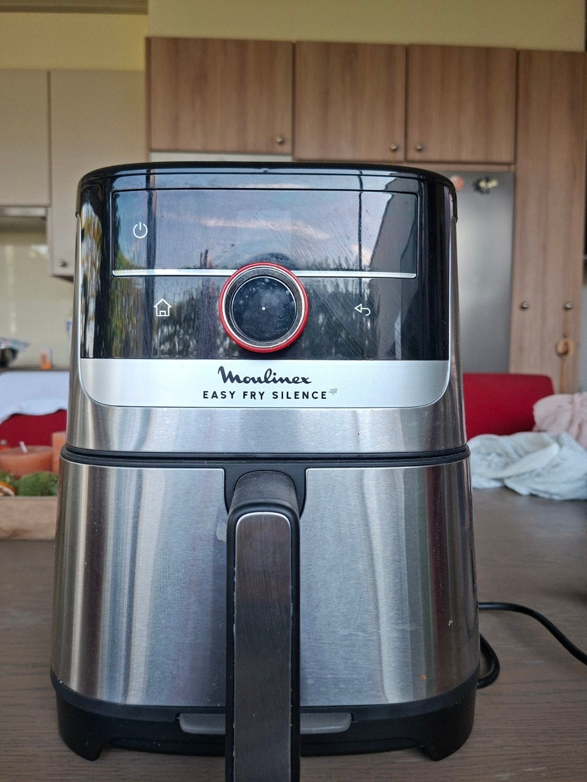 airfryer moulinex easy fry silence, Ophalen, Zo goed als nieuw, Airfryer