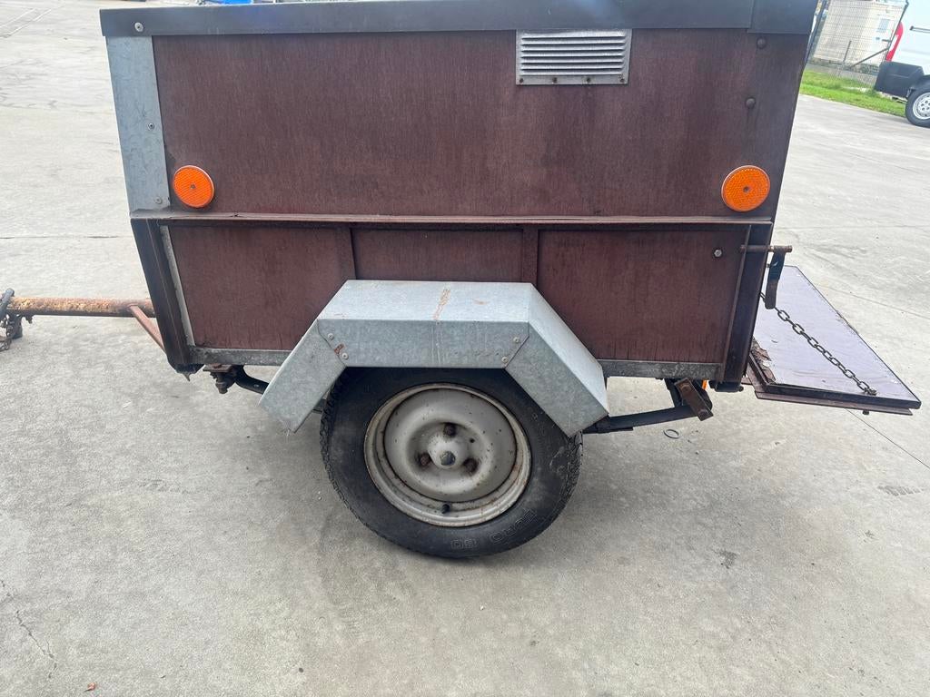 Honden aanhangwagen voor 2 honden, Ophalen, Gebruikt