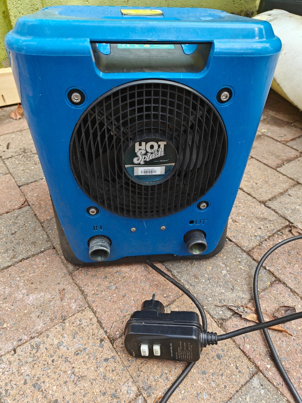 Duratech Hot Splash zwembad warmtepomp 3,5kW, Ophalen