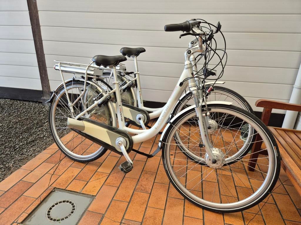 2 elektrische fietsen model L' avenir Pulse, Fietsen en Brommers, Velgrem, Versnellingen, Zo goed als nieuw, Minder dan 47 cm