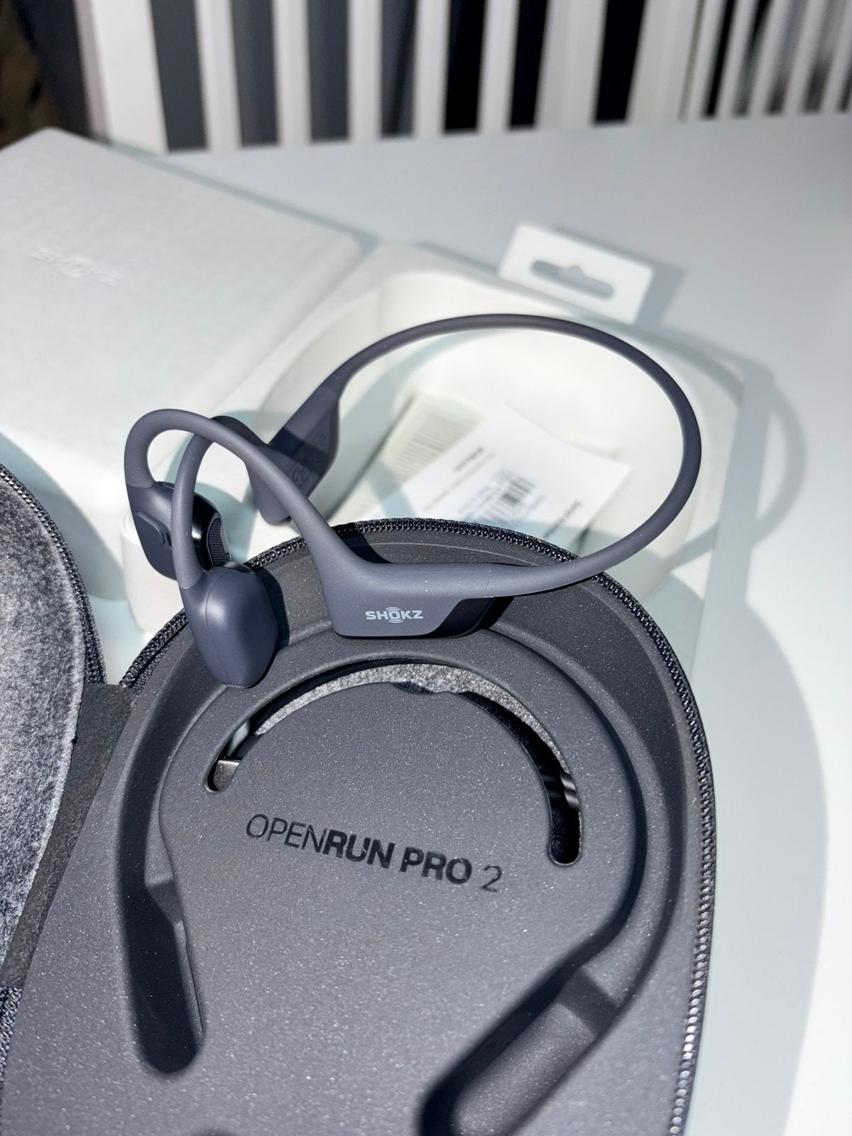 TE KOOP — SHOKZ OPENRUN PRO 2 MINI — ZWART, Ophalen, Zo goed als nieuw