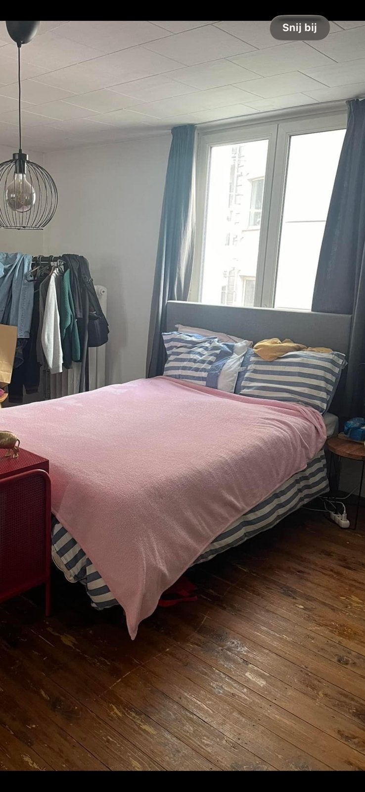 GRATIS Twijfelaar bed, Huis en Inrichting, Slaapkamer | Bedden, Ophalen, Zo goed als nieuw, Twijfelaar